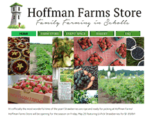 Tablet Screenshot of hoffmanfarmsstore.com
